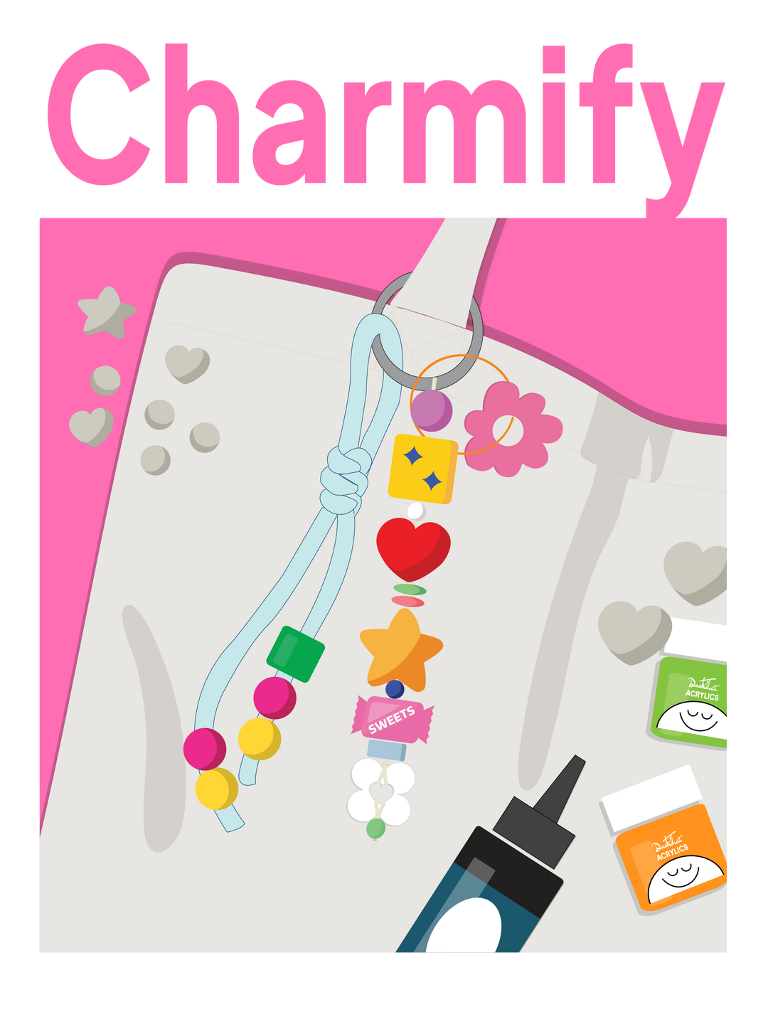 DIY Clay charms + Tote Bag Kit