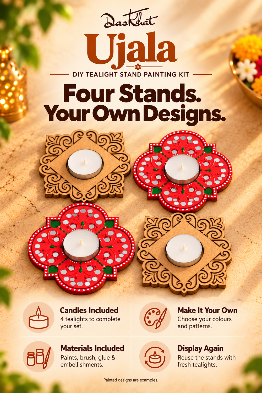 Ujala – DIY Tealight Stand Painting Kit