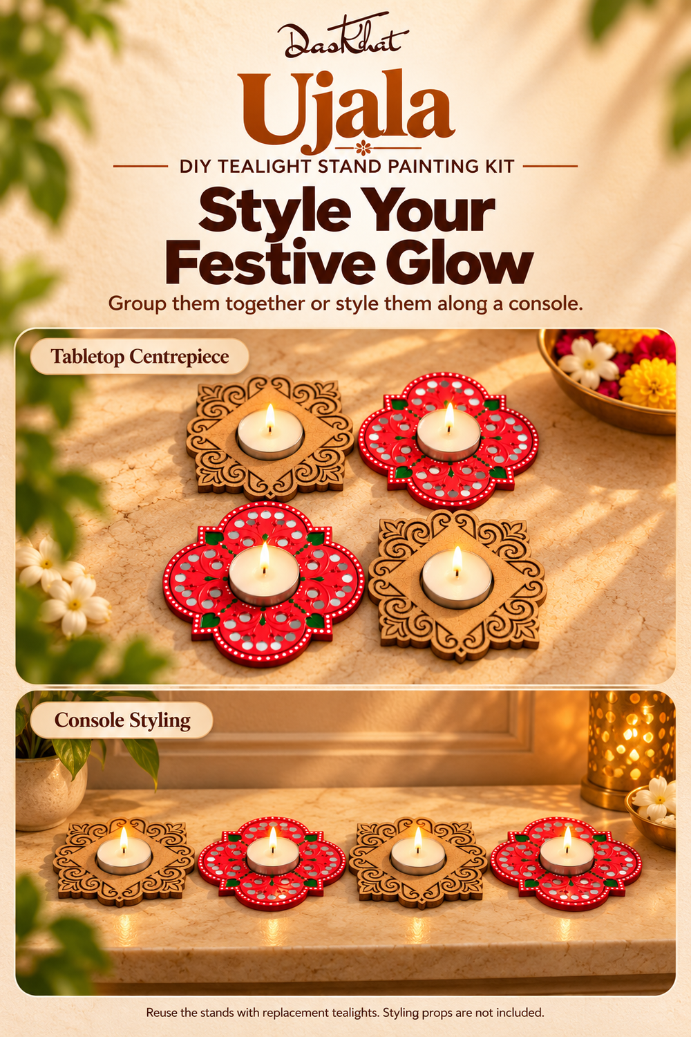 Ujala – DIY Tealight Stand Painting Kit