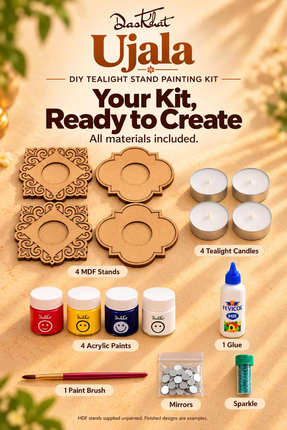 Ujala – DIY Tealight Stand Painting Kit