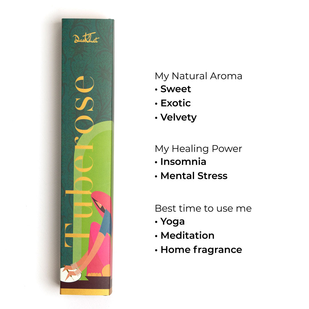 अगरबत्ती - Tuberose (40 sticks)